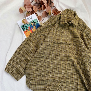Áo sơ mi oversize tay phồng