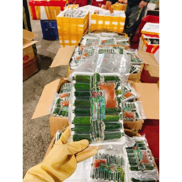 Chả Ốc Nứa Khay 20 Ống Kèm Nước Chấm