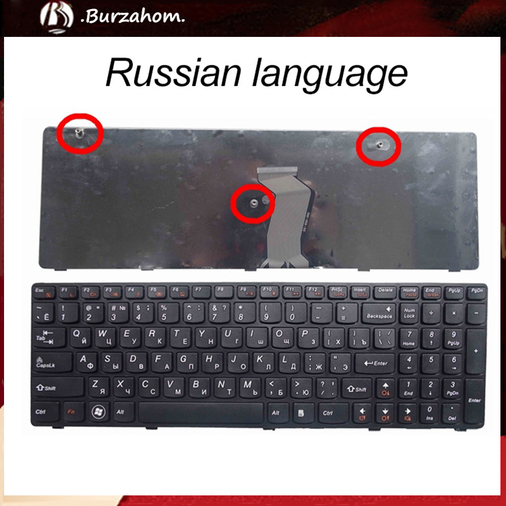 Bàn Phím Nga Dành Cho Lenovo G580 Z580A G585 Z585 B580 G780 G590