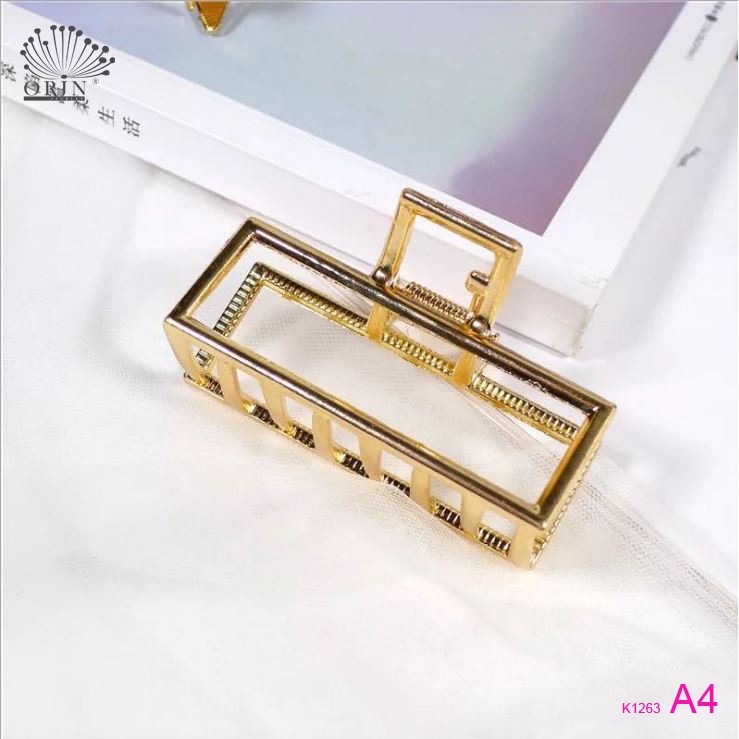 Kẹp tóc, kẹp càng cua kim loại phong cách thời trang Orin K1263