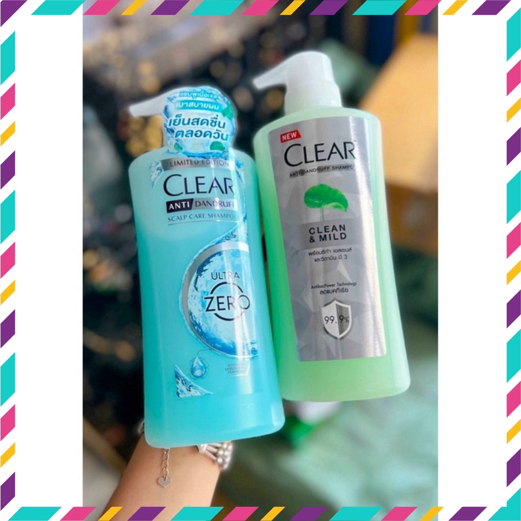 Dầu Gội Xóa Gàu Mát Lạnh Clear Thái Lan