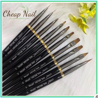 Set 10 cây cọ B281 cao cấp Cheap Nail, bộ 10 cọ cao cấp làm móng làm nail chuyên nghiệp