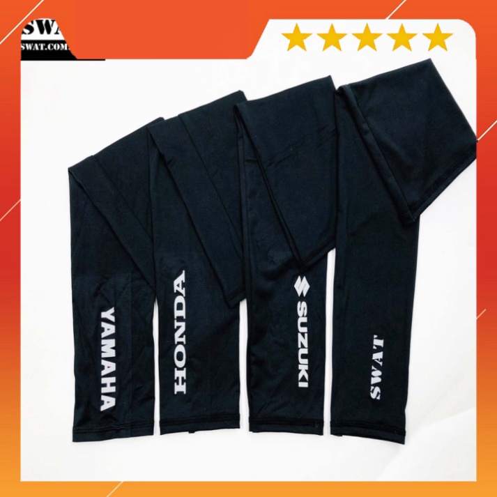 Ống Tay Chống Nắng Đi Xe Máy - In Decal Xe Nổi Phản Quang - FREESHIP