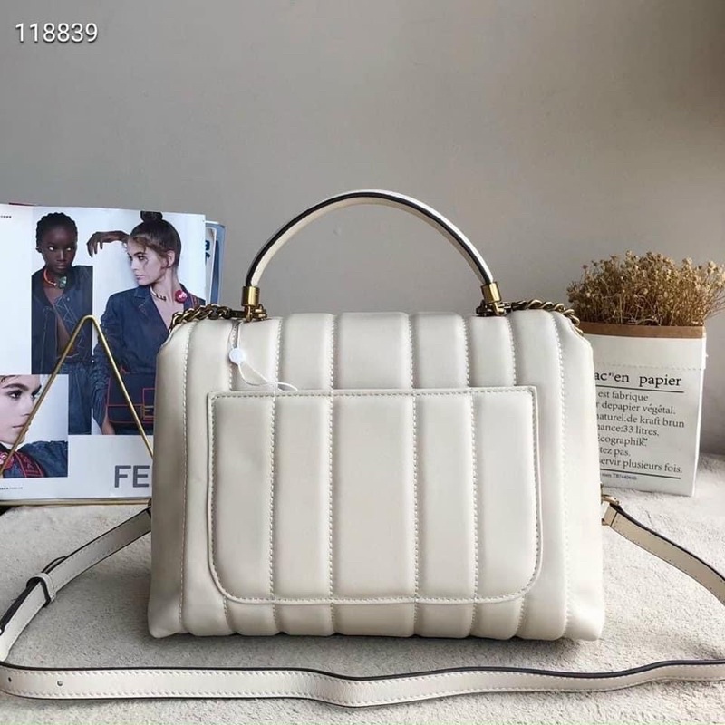 TNS - Túi xách tay siêu hot Torie Kira Satchel - chất da thật cao cấp - màu trắng sang trọng