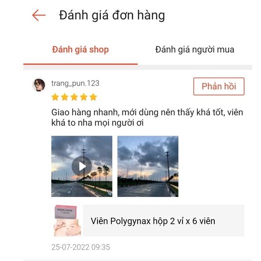 Viên Polygyna Pháp - hộp 2 vỉ x 6 viên