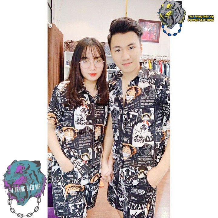Bộ Đồ Áo Sơ Mi Lụa Luffy onepiece Nam Nữ | Sản Phẩm MỚi 2021 | BigBuy360 - bigbuy360.vn