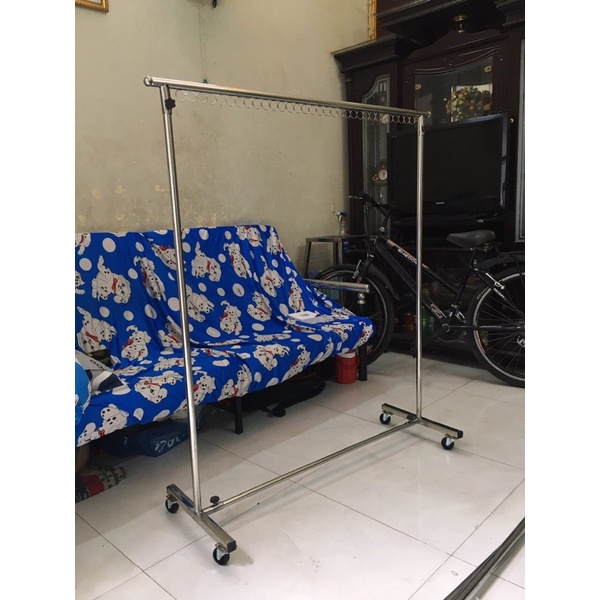 Sào inox chân vuông - Inox XUÂN MAI