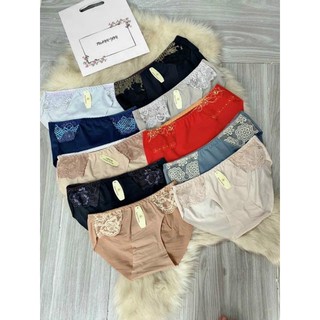 Quần mặc trong chất su mịn pha ren mềm mại [ ảnh thật shop chụp ]
