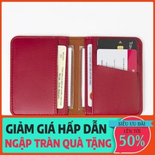 12.12 Ví Mini Nam Nữ Da Bò Thật | Công Sở Để Thẻ ATM Card Visit Tiền Mặt | Bóp Da Đẹp | VD01