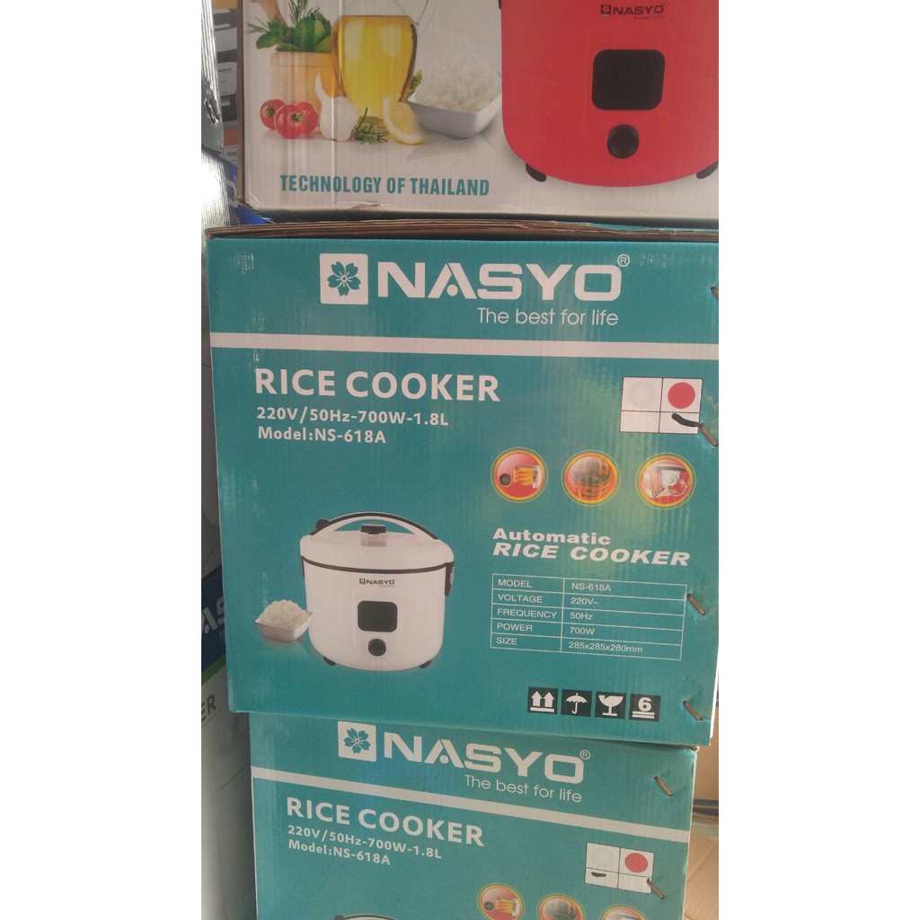 (thanh lý kho giá sỉ) {Rẻ vô địch} sỉ nồi cơm điện Nasyo rice cooker(1.8l)