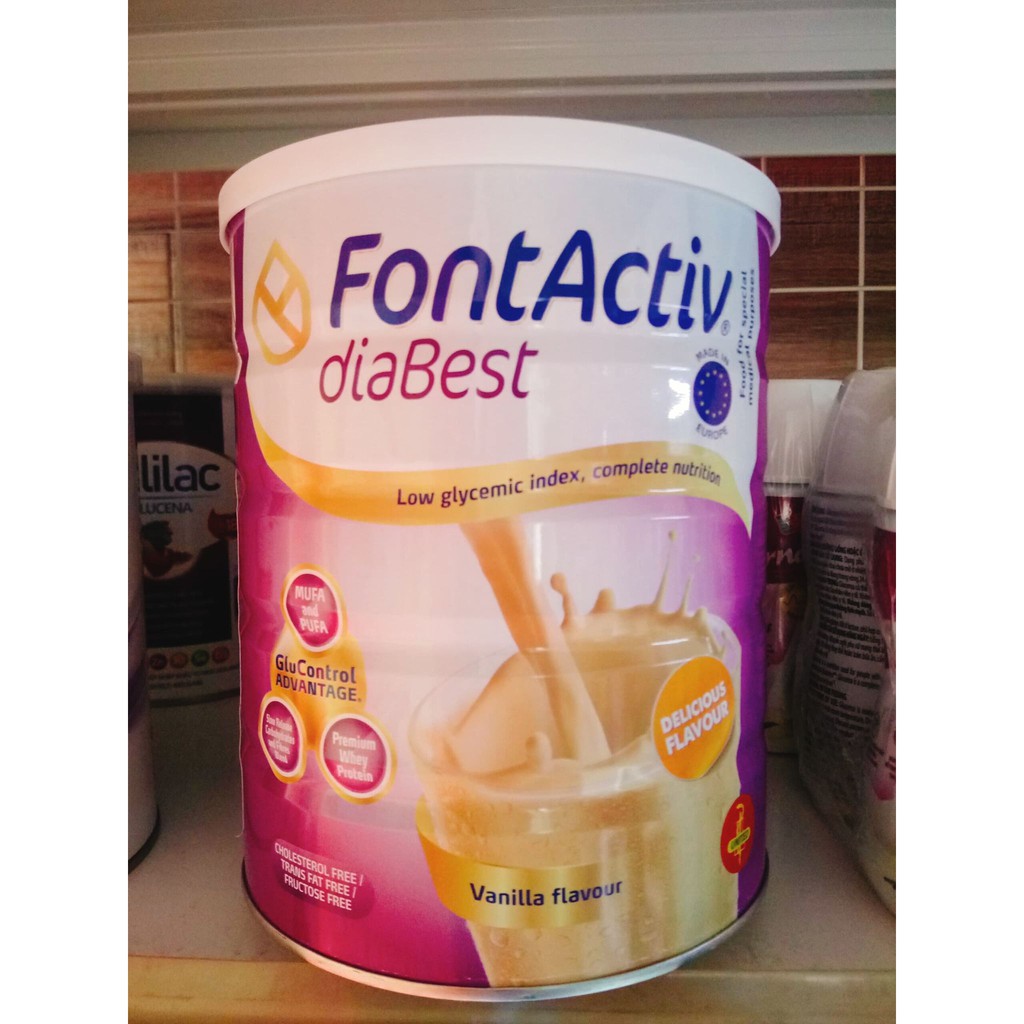 Sữa FontActiv Diabest  800g (Tây Ban Nha)- Sữa Bổ Sung Dinh Dưỡng Cho Người Tiểu Đường