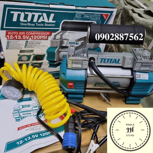 12V Máy bơm hơi lốp xe ô tô Total TTAC2506