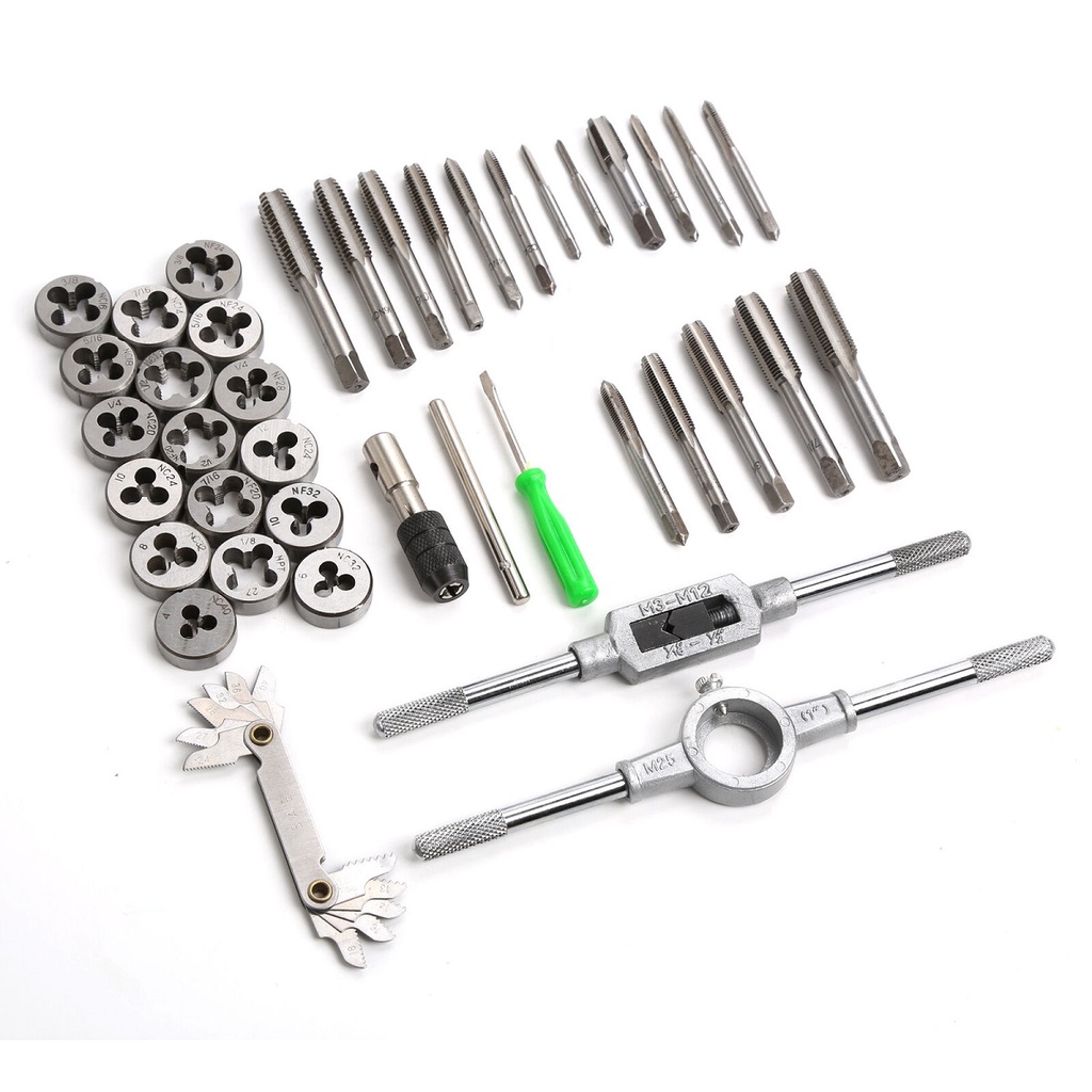 Bộ taro tạo ren 40 chi tiết thép hợp kim cao cấp m3-m12