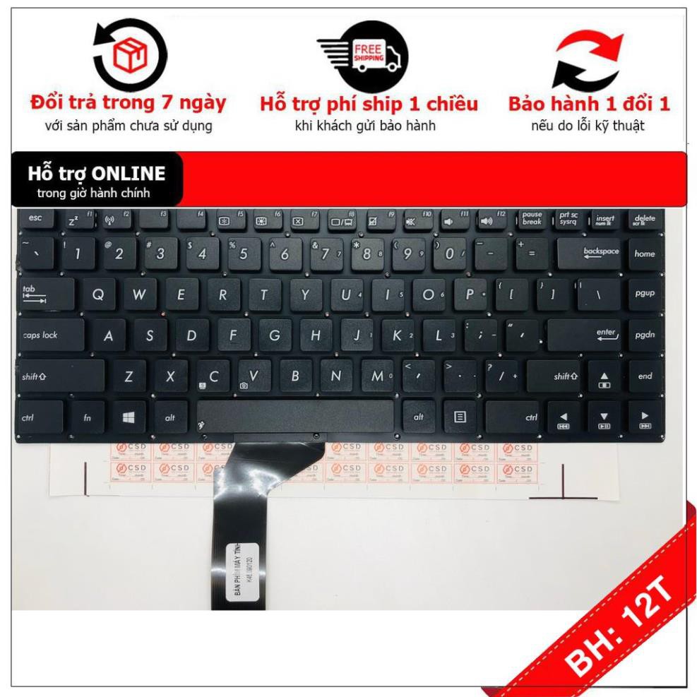 [BH12TH] Bàn Phím Laptop Asus K46, K46C, S46, S46C, S46CA, S46CB, S46CM, A46C Hàng mới 100% . 12 Tháng