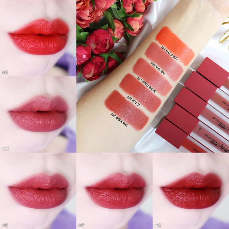 (Mẫu mới) Son DEARMAY California Cherry Velvet Tint 4.4g | BigBuy360 - bigbuy360.vn
