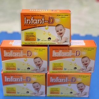 5 Hộp thực phẩm chức năng bổ sung vitamin D cho bé Infant-D