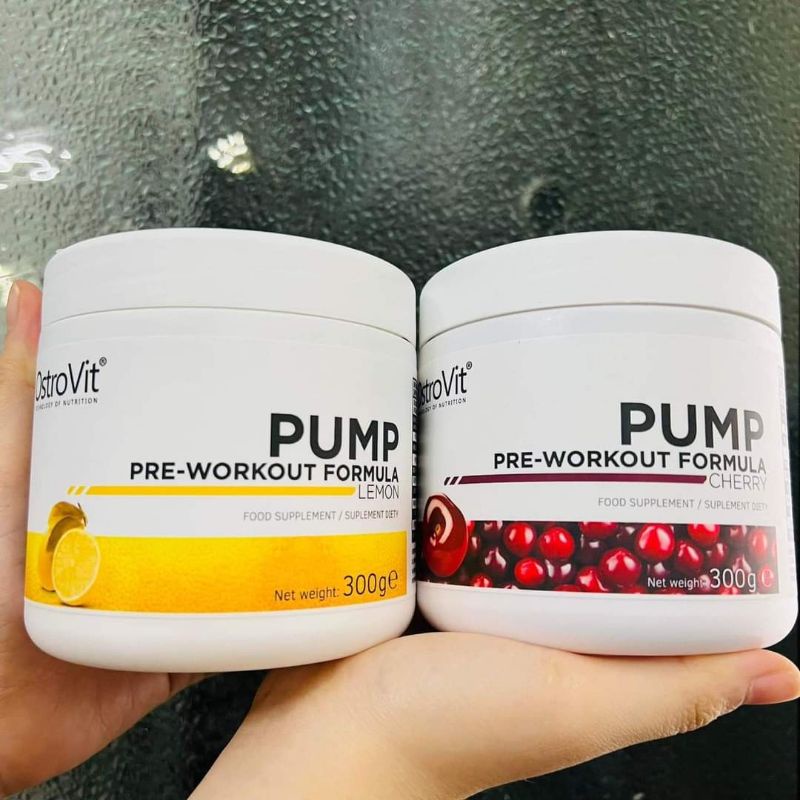 OSTROVIT PUMP PRE-WORKOUT FORMULA TĂNG SỨC MẠNH SỨC BỀN