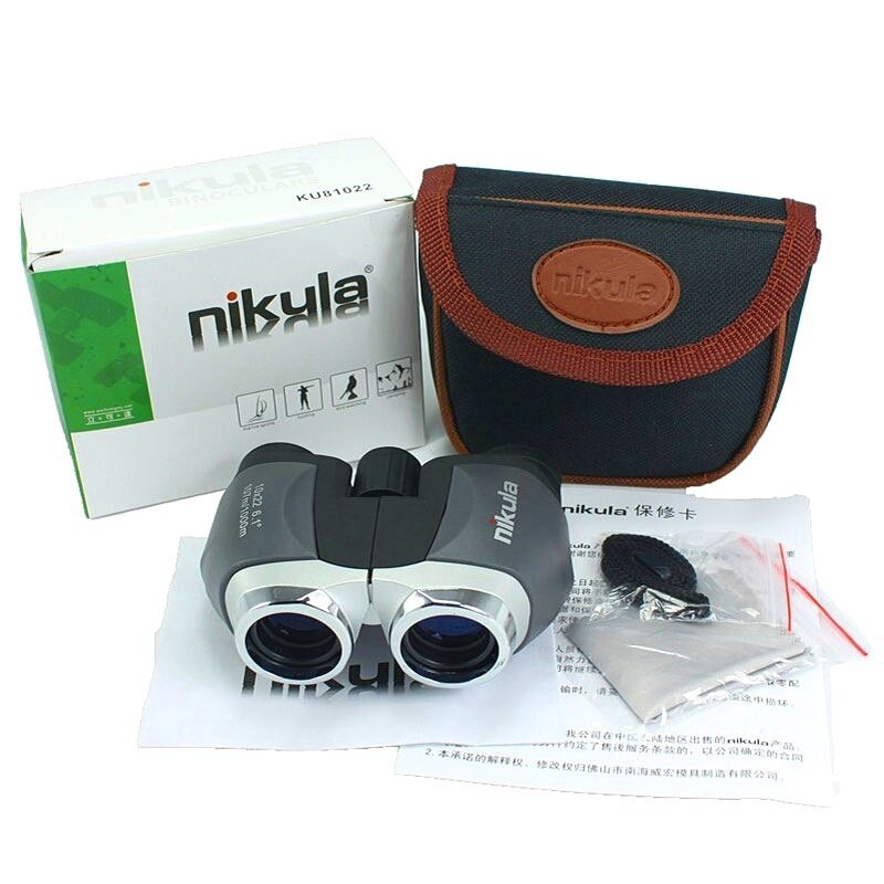Ống nhòm 2 mắt Nikula 10x22 cao cấp, giá rẻ - Ống nhòm du lịch, dã ngoại, đi săn, quan sát xa