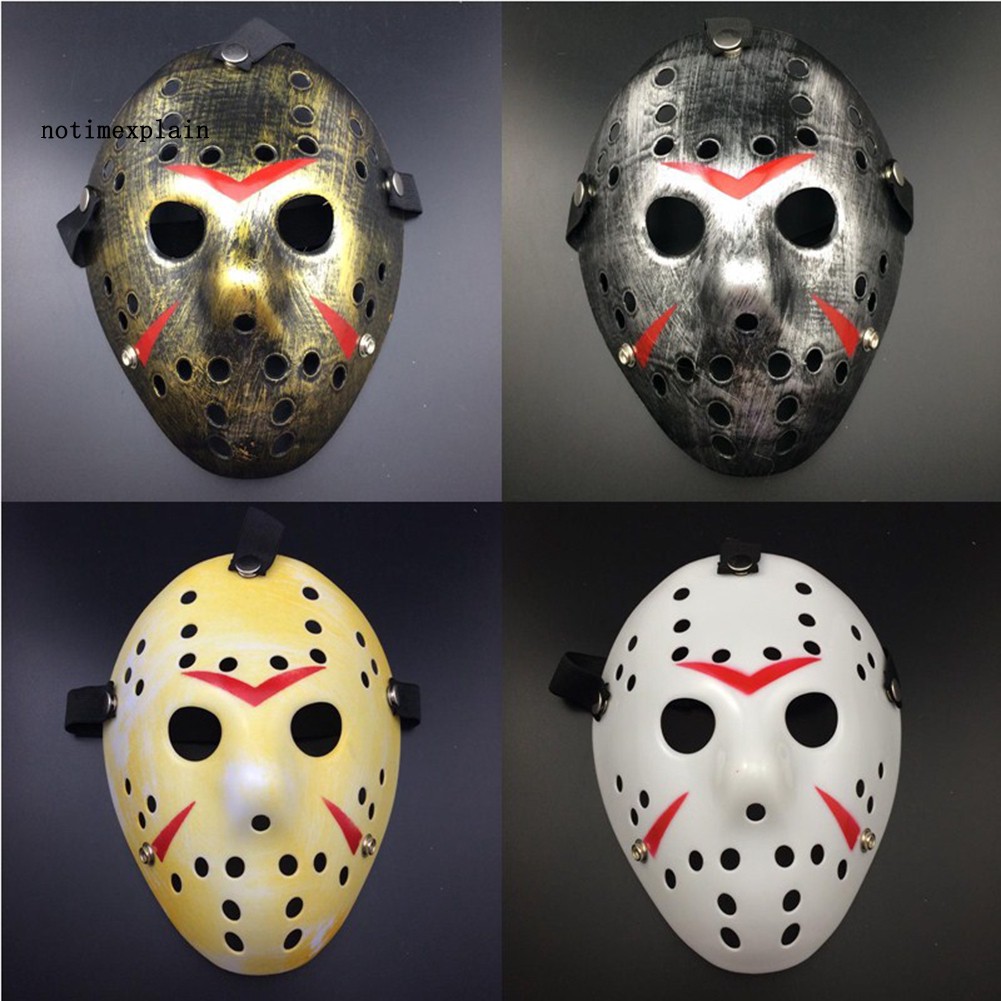 NAME Halloween Party Mask Jason Voorhees Friday Costumes Horror Movie Cosplay Props