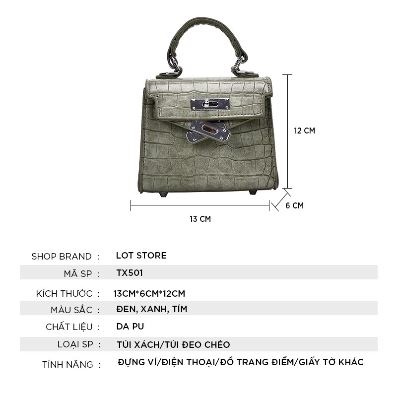 Thời trang trẻ Túi Hm mini da rắn hàng qc (Giá Sỉ) ibx chọn màu (video thật shop quay)