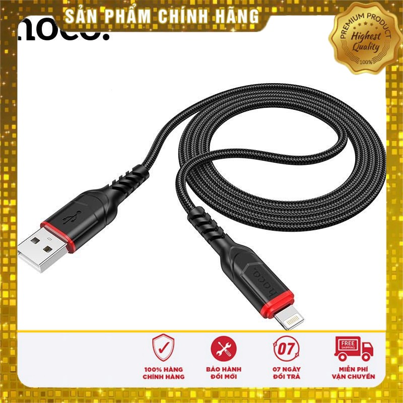 Dây cáp sạc nhanh micro usb bọc dù cao cấp, chống dối, chống đứt hoco x59