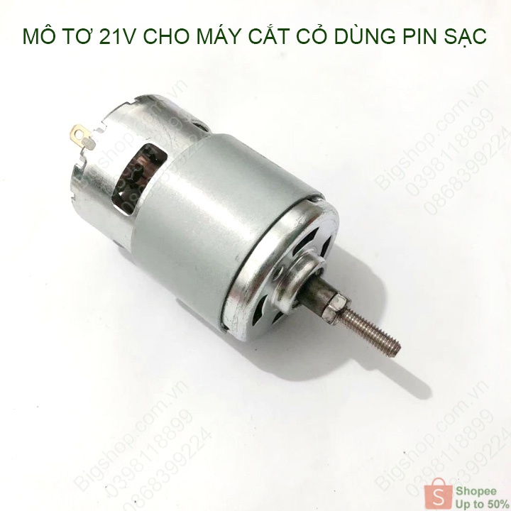 Mô tơ 21V dùng cho máy cắt cỏ chạy pin sạc