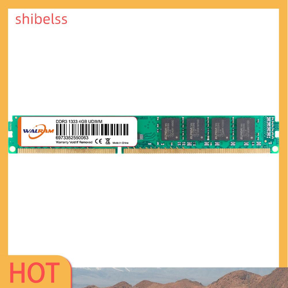 Mô Đun Lưu Trữ Thẻ Nhớ Ram Shibelss 4gb 1333mhz Ddr3 240-pin