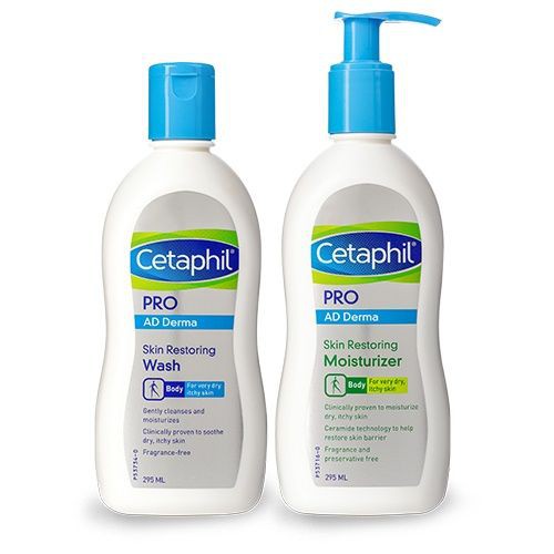 [CHÍNH HÃNG CÓ TEM] CETAPHIL Pro Ad Derma Wash 295ml - Sữa tắm dành cho da cơ địa, khô