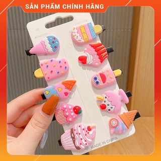 Set dây buộc tóc/kẹp tóc nhiều màu dễ thương cho bé gái