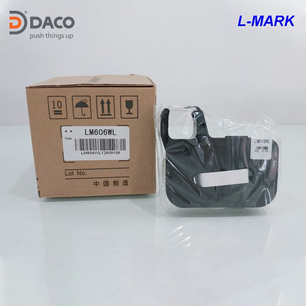LM606WL BĂNG NHÃN IN CÓ KÈM MỰC CHO MÁY IN ỐNG LỒNG ĐẦU CỐT LK360 LMARK 6MMX6M MÀU TRẮNG