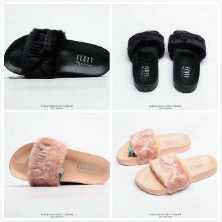 2020 Rihanna X Puma Leadcat Fenty Women Dép Dép Dép cổ điển Dép màu hồng Đen 36-39