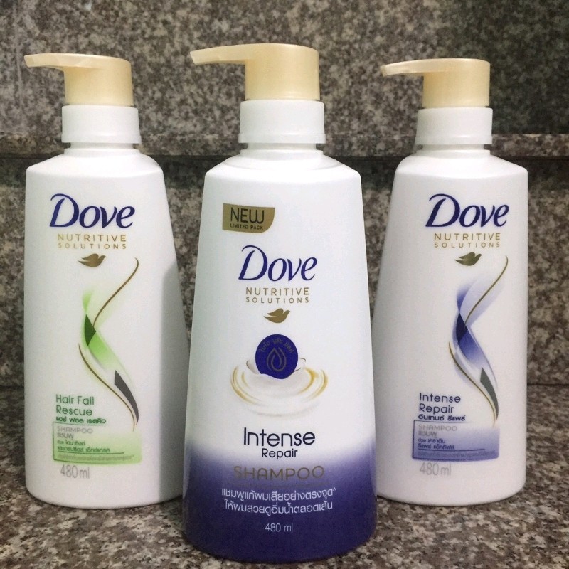 Dầu Gội Dove Thái Intense Repair (Phục Hồi Hư Tổn) 480ml/12 (Tím)