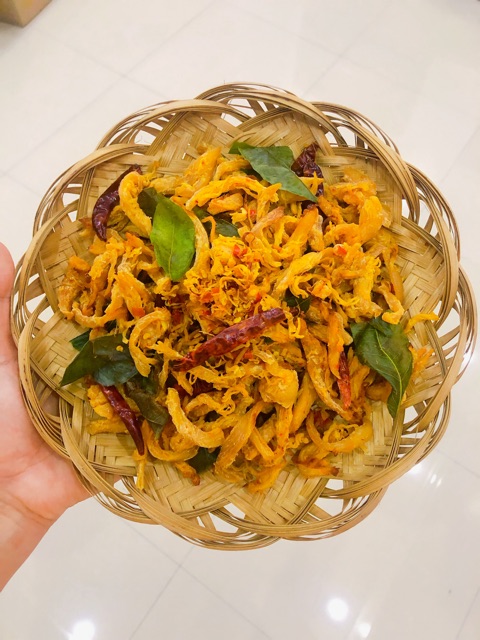 KHÔ GÀ LÁ CHANH ĂN VẶT KETO TÚI 100g | BigBuy360 - bigbuy360.vn