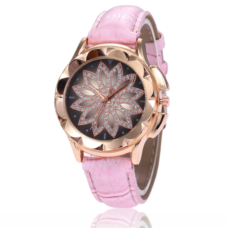 Diamond  Women Jam Tangan Wrist Watch Cao CẤp Hàn Quốc Watches Thể Thao Thời Trang Automatic Chống Nước Digital