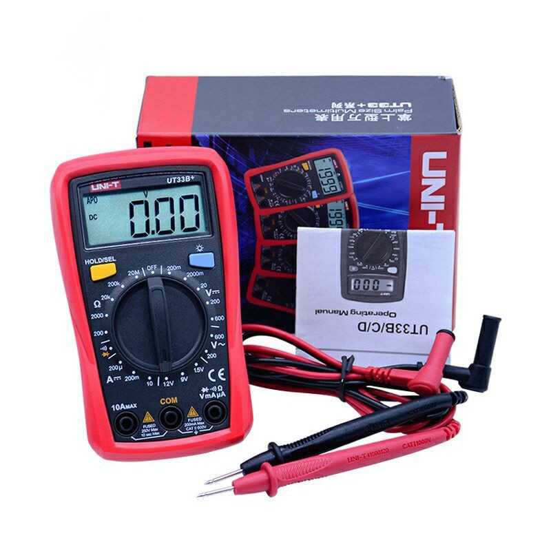 Đồng hồ đo điện vạn năng UT33B+  đo điện áp, dòng điện AC/DC