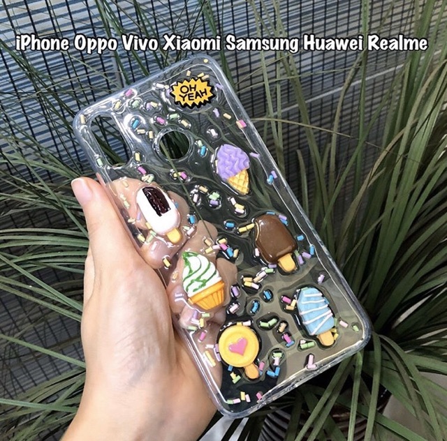 Ốp Điện Thoại Đính Kim Tuyến Cho Iphone Oppo Vivo Xiaomi Samsung Huawei Realme K3 A1k V17 S1 Pro V15 F11 J7 J5 J3 Y12 F3