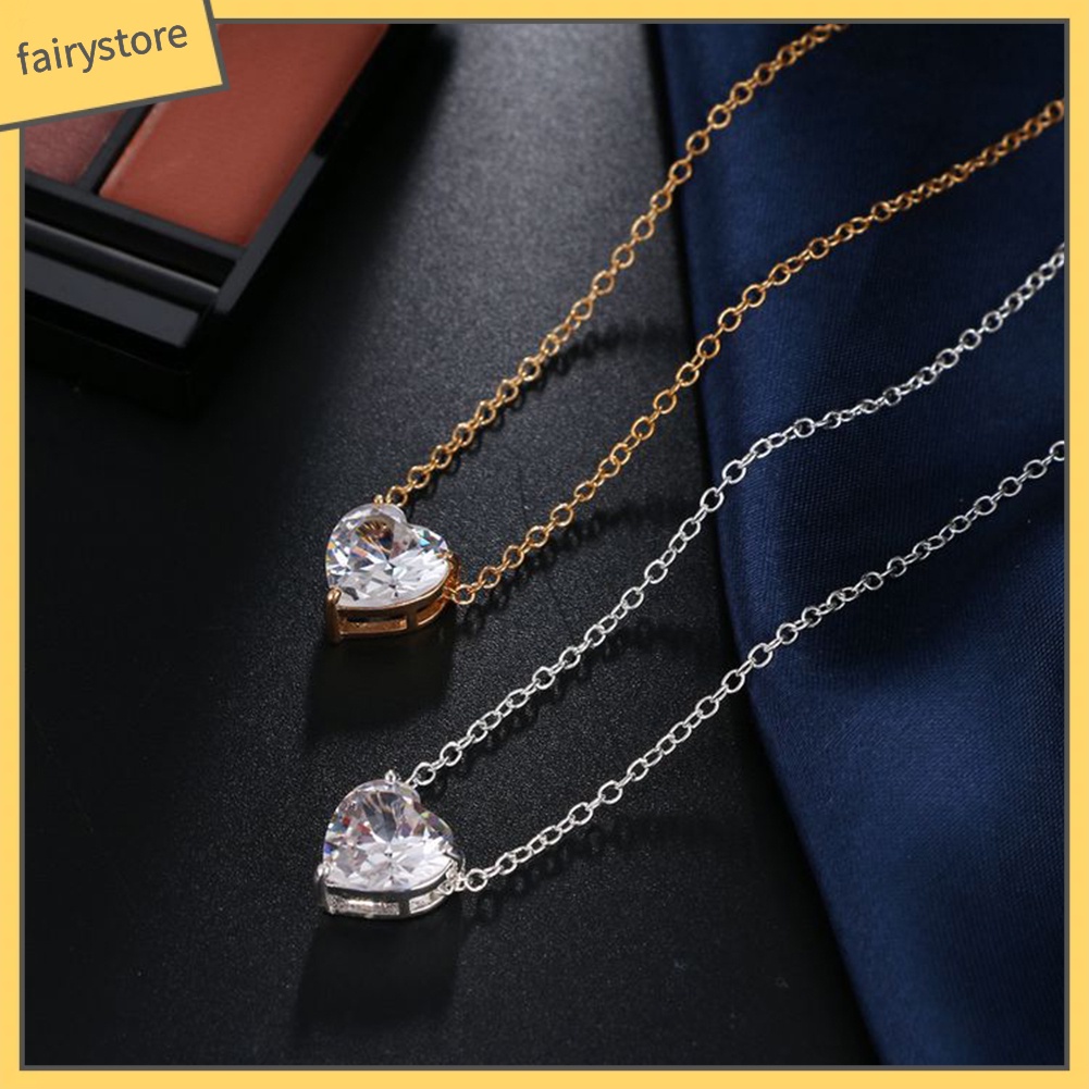 Vòng cổ choker hình trái tim đính đá thời trang cho nữ