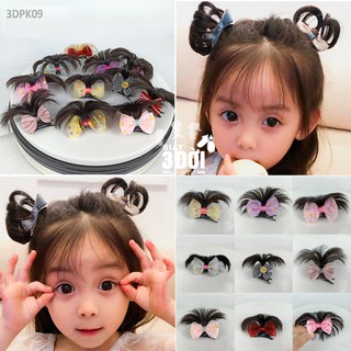 Kẹp Tóc Giả Cây Dừa Cho Bé Gái Siêu Đáng Yêu - Giao Màu Ngẫu Nhiên 3DPK09 GIAY3DOI