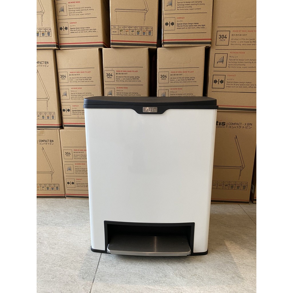 Thùng Rác Fitis Mega Đạp Chân 26 Lít