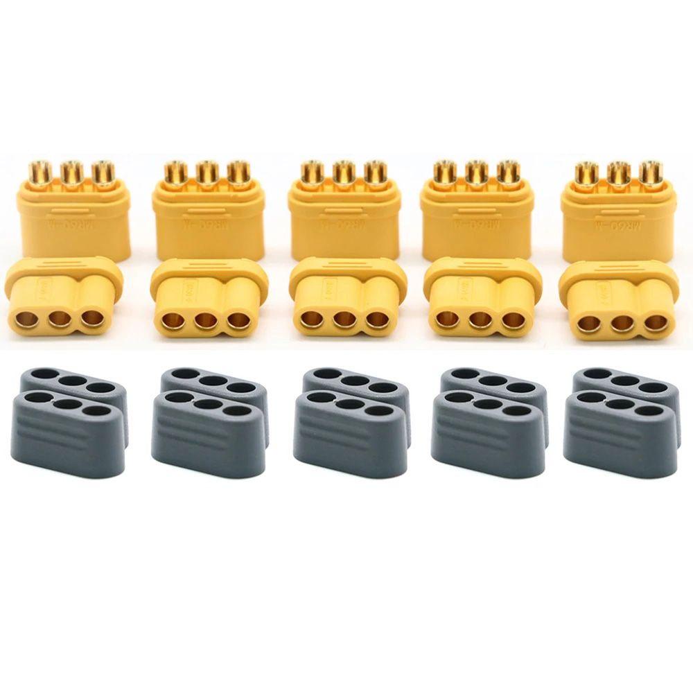 LAYOR1 5 Cặp Đầu Nối 3 Chấu Cho pin Lipo MR60 RC