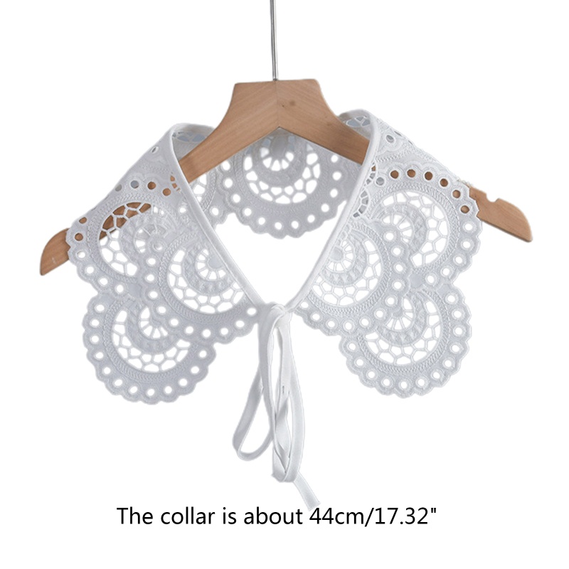 Cổ Áo Giả Poncho Thêu Họa Tiết Phong Cách Cổ Điển Thời Trang Cho Nữ