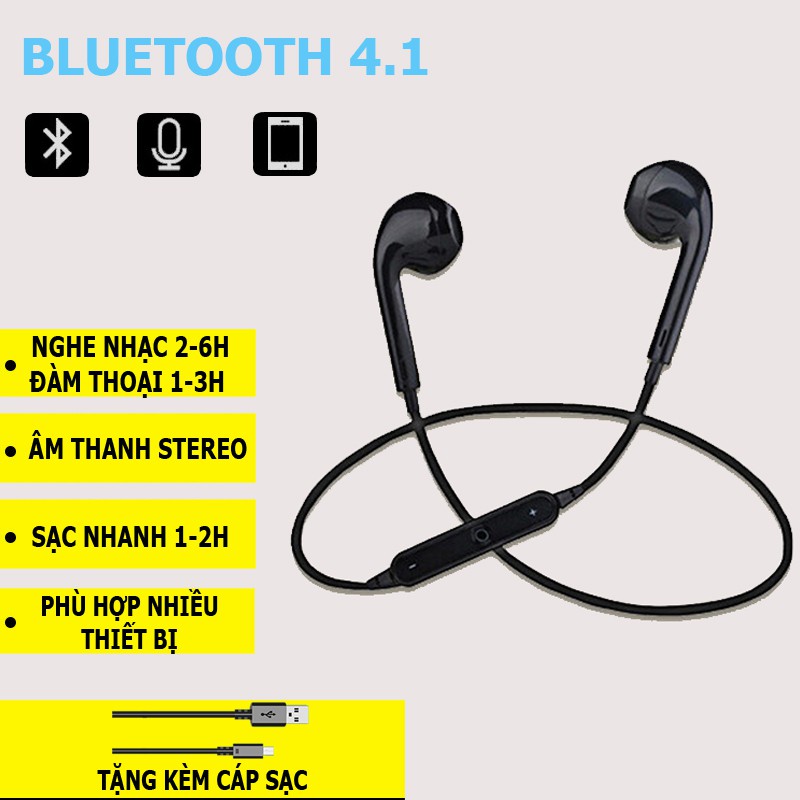 Tai nghe bluetooth có MIC mới nhất 2021- Tai nghe chất lượng CJ7