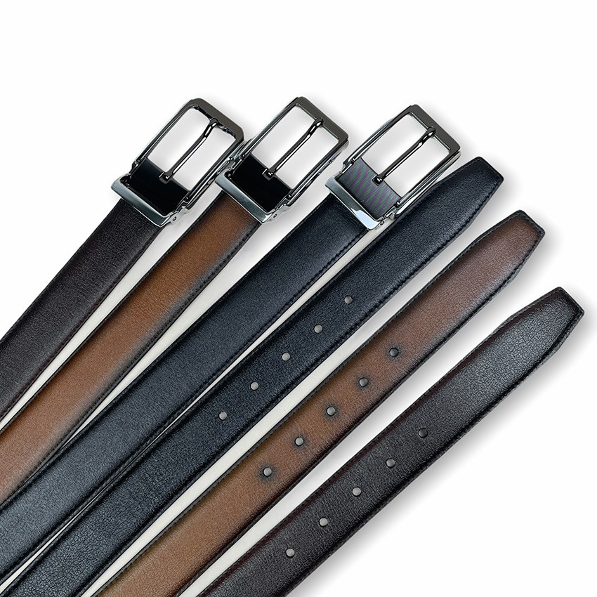 Thắt Lưng Nam Dây Nịt Da Bò Thật Khóa Kim Lịch Lãm TM808 Bảo Hành 24 Tháng Tặng Kèm Hộp