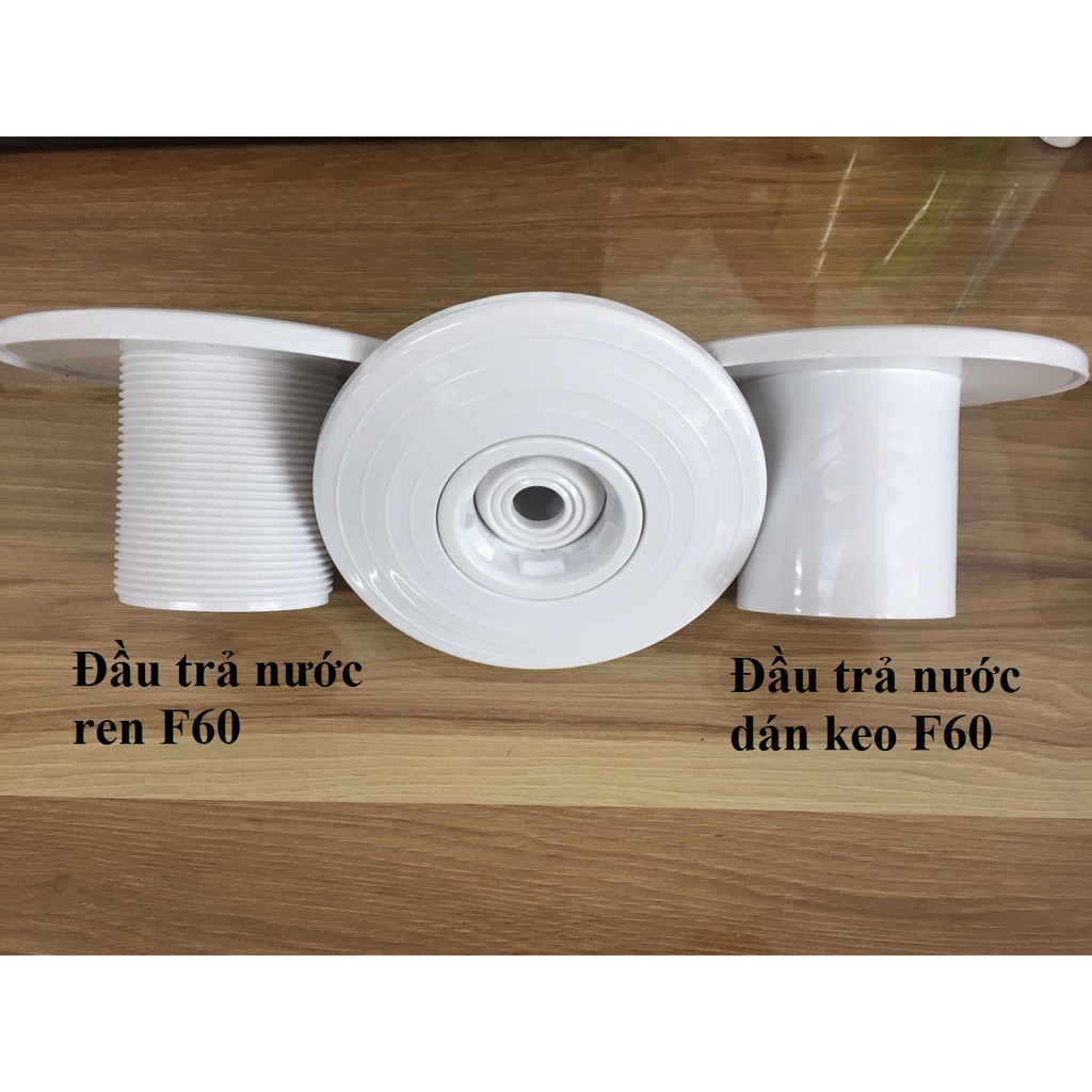Đầu Trả Nước Bể Boi/ Mắt Trả Nước Hồ Bơi - Kết Nối Ống D60mm (nối ren)