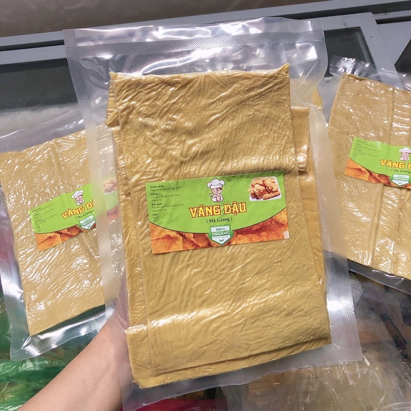 Váng đậu sạch Organic Hà Giang 150g - Hủ trúc, phù trúc - Tàu hủ ky - Ăn chay