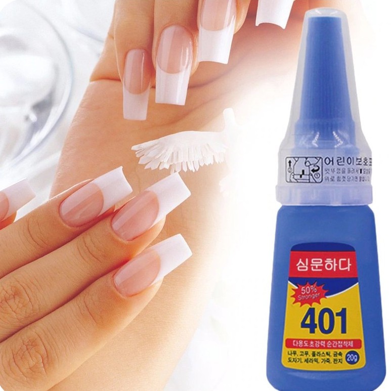 Keo 401 Đính Đá, Gắn Móng