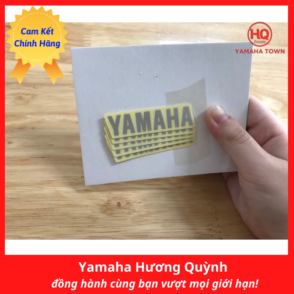 Tem dán xe máy chữ Yamaha chính hãng -Yamaha Town Hương Quỳnh (5VDF153E1000)