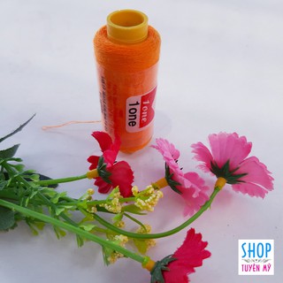 Chỉ may cuộn nhỏ màu cam