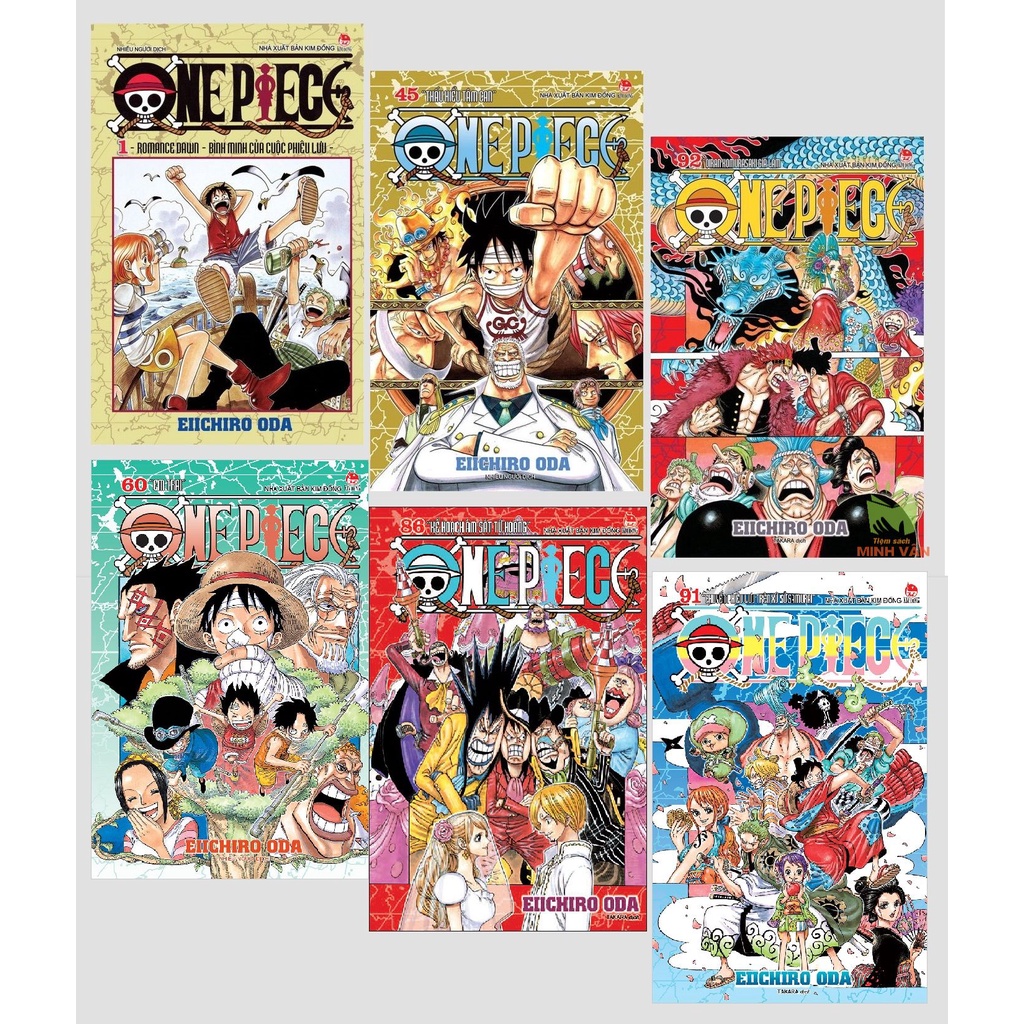 Sách – ONE PIECE – Combo 5 tập bìa rời (Truyện tranh)