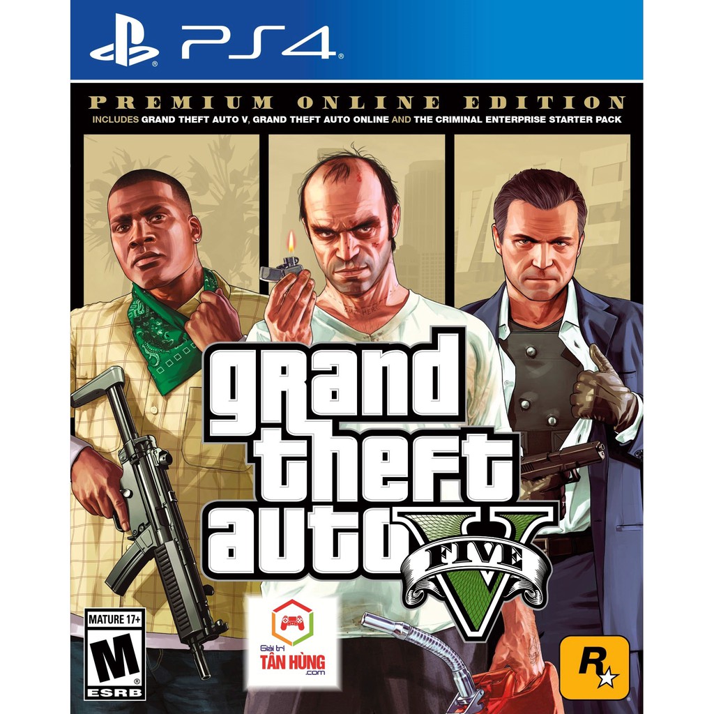 Game ps4 GTA V Grand Theft  Auto V Premium Edition